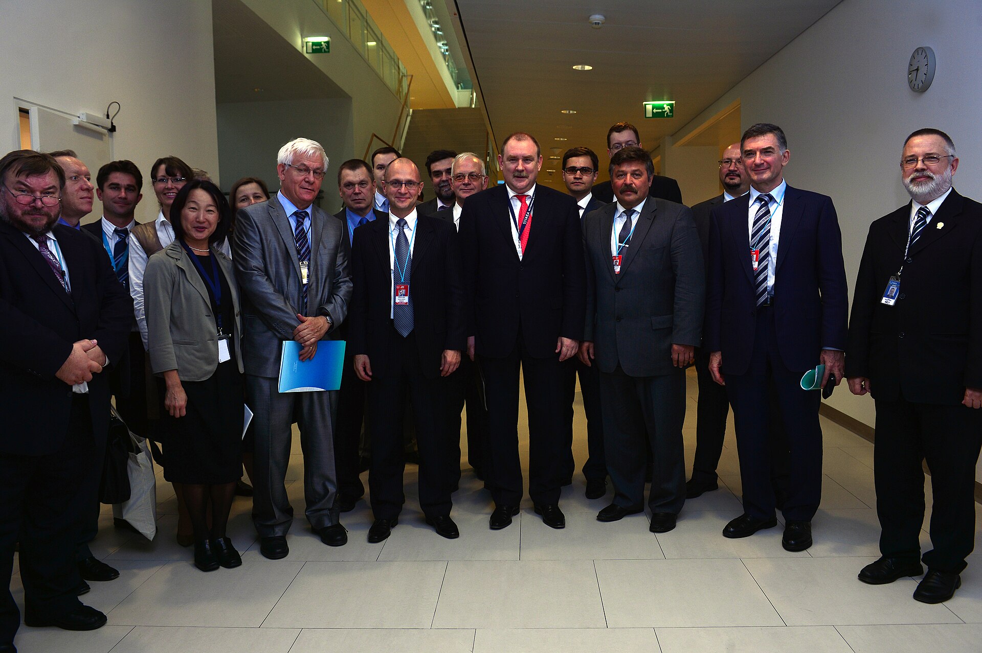 Delegates seated across the tiered plenary hall of the IAEA General Conference in Vienna.